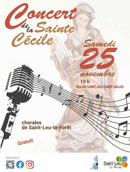 Concert de la Sainte Cécile 25 novembre 2023