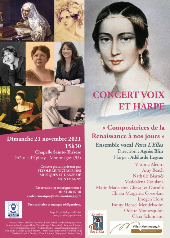 Concert voix et harpe - Montmagny - 21 novembre 2021