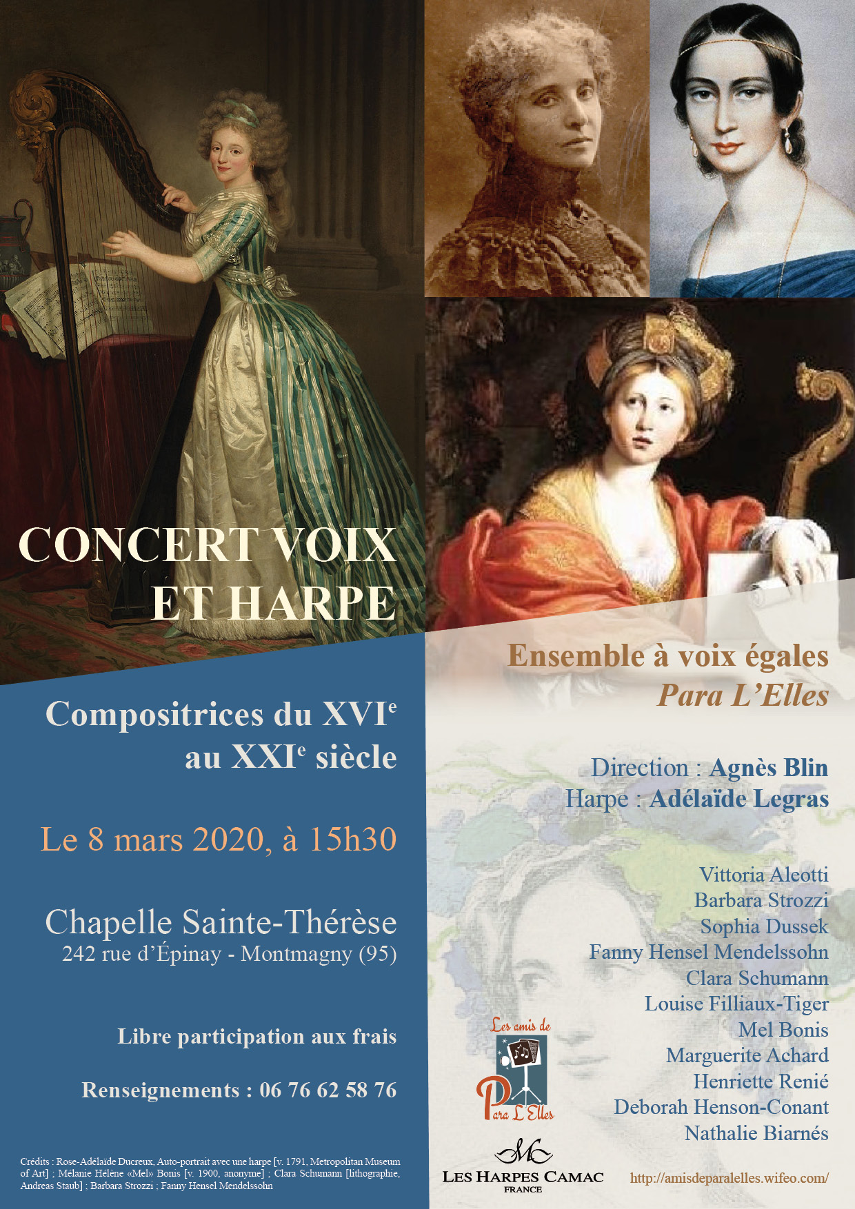 Concert VOIX ET HARPE à Montmagny