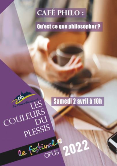 Café philo - Couleurs du Plessis 2022