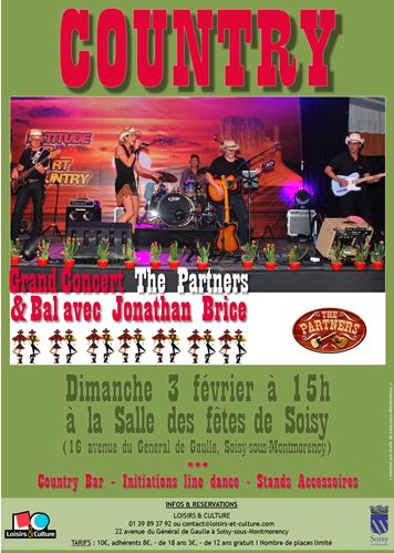 CONCERT COUNTRY avec THE APRTNERS 