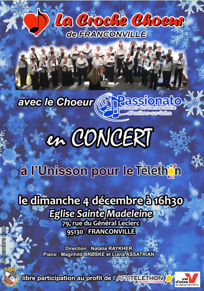 Concert de la Croche Choeur et le Choeur Passionato