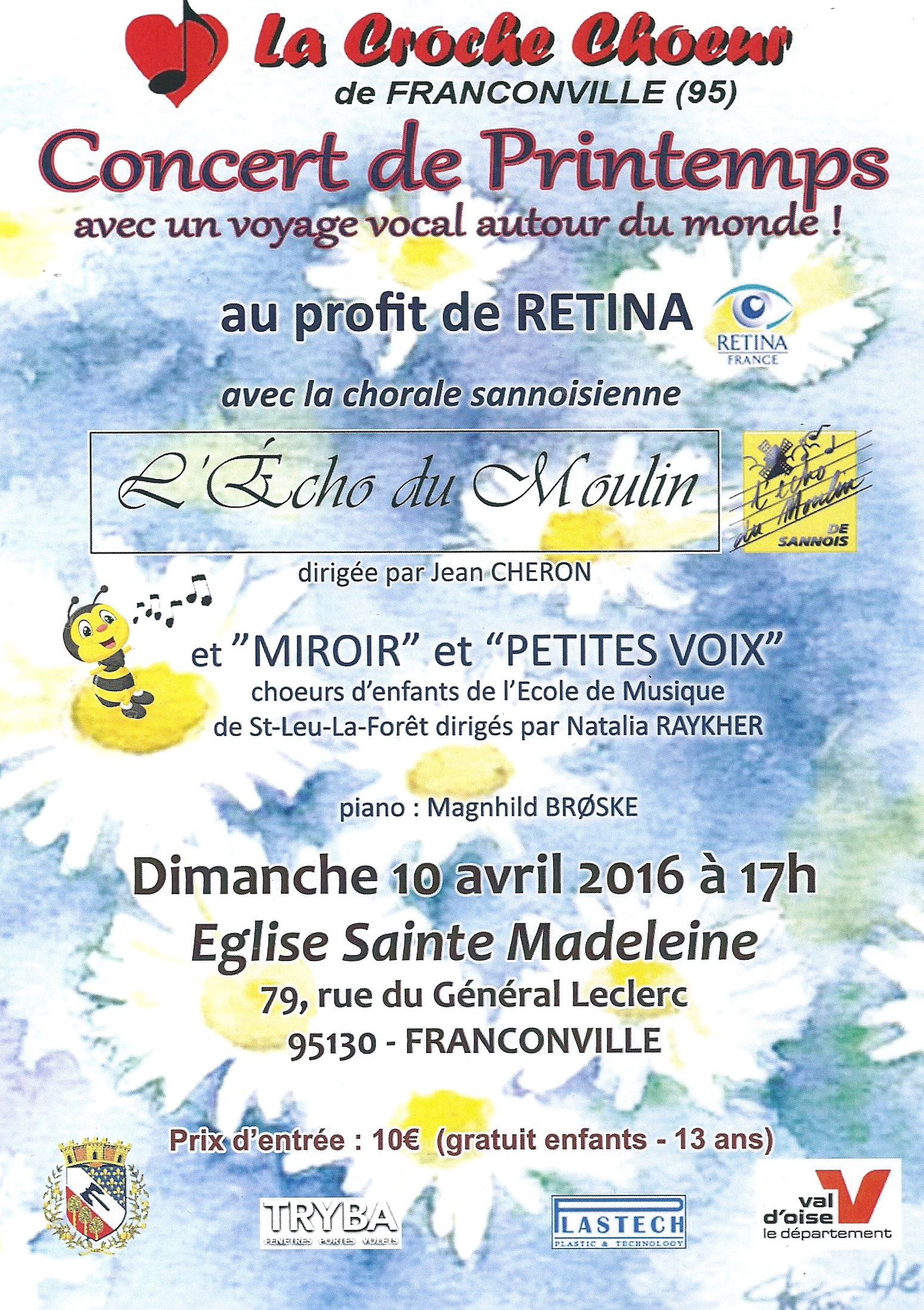 concert de printemps à Franconville le 17 avril 2016