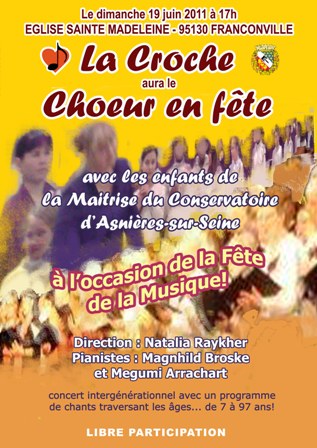 La Croche aura le Choeur en fête