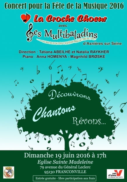 Concert de LA CROCHE CHOEUR et des MULTIBALADINS