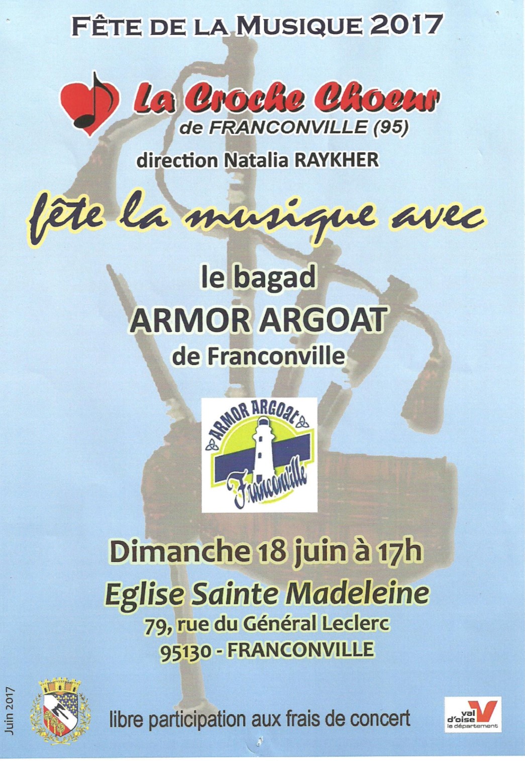 Concert de LA CROCHE CHOEUR et ARMOR ARGOAT