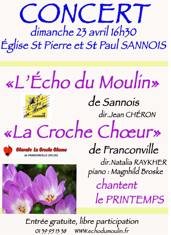 Concert du 23 avril 2017