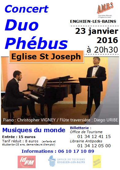 Concert DUO PHEBIS à ENGHIEN