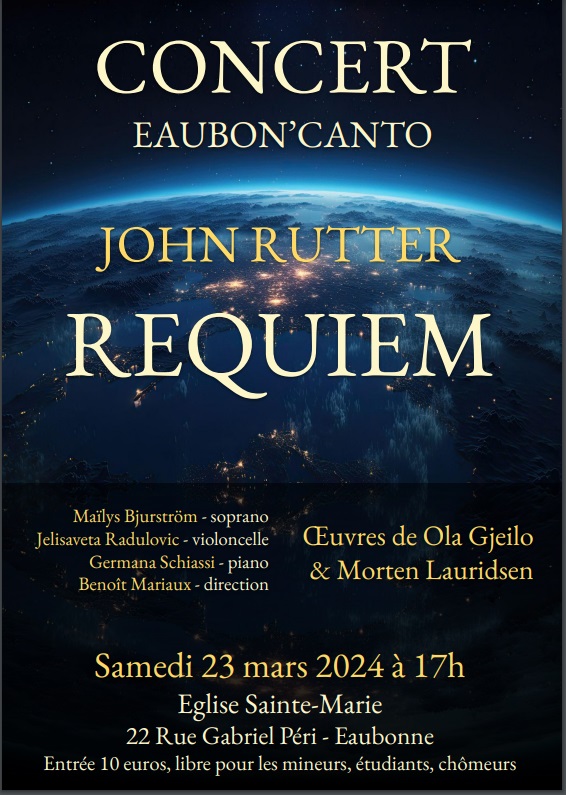 Eaubon'Canto : Requiem de John Rutter