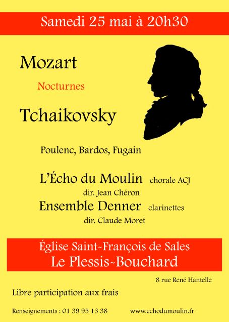Concert de l'Echo du Moulin et de l'Ensemble Denner