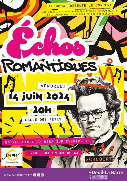 Concert Echos romantiques - 14 juin 2024 - Deuil-la-Barre