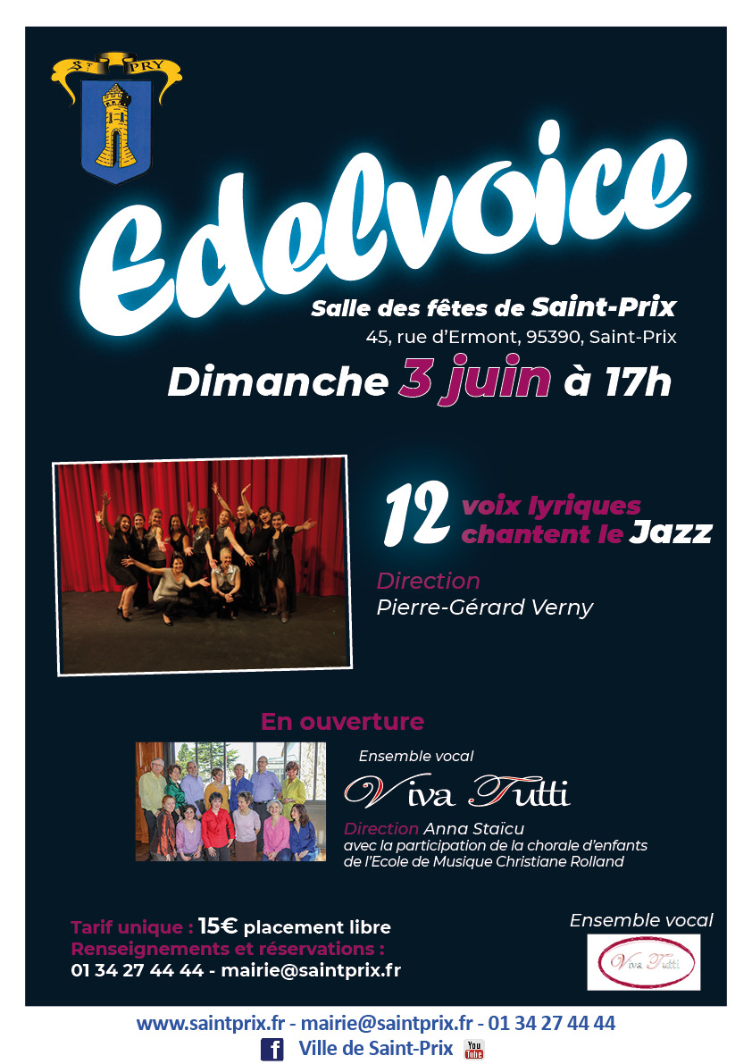 Concert de EDELVOICE à Saint-Prix