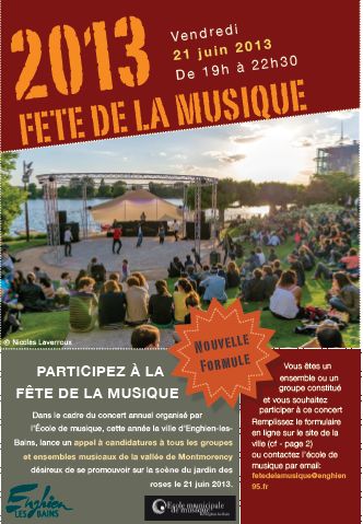 FETE DE LA MUSIQUE ENGHIEN 2013