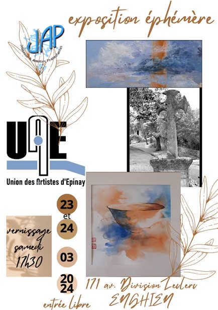 Exposition éphémère JAP 23 et 24 mars 2024