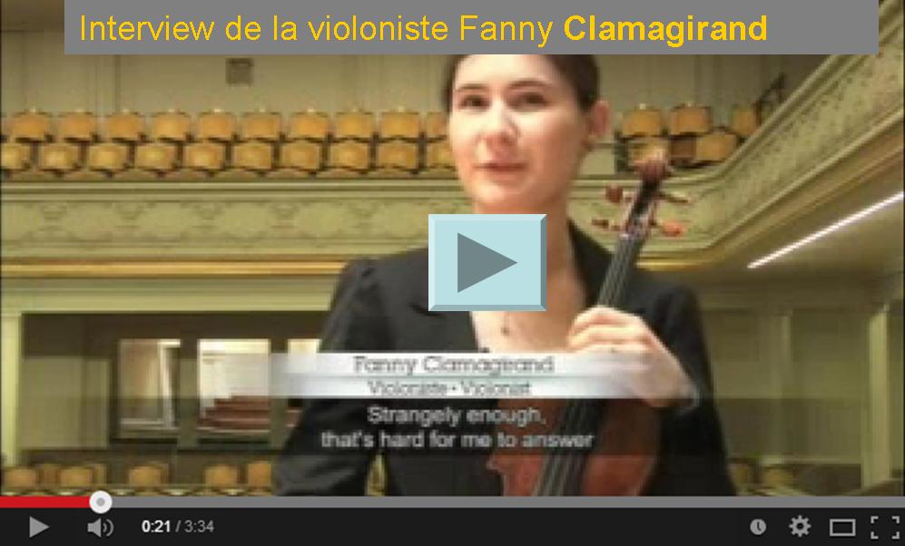 INTERVIEW FANNY CLAMAGIRAND