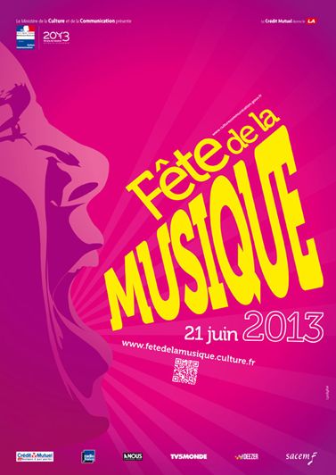 affiche FETE DE LA MUSIQUE 2013