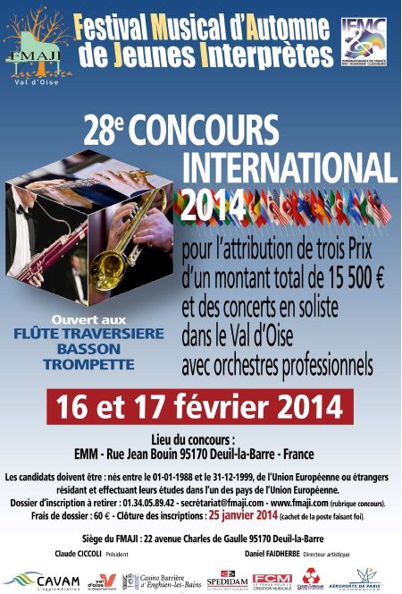 CONCOURS 2014 FMAJI