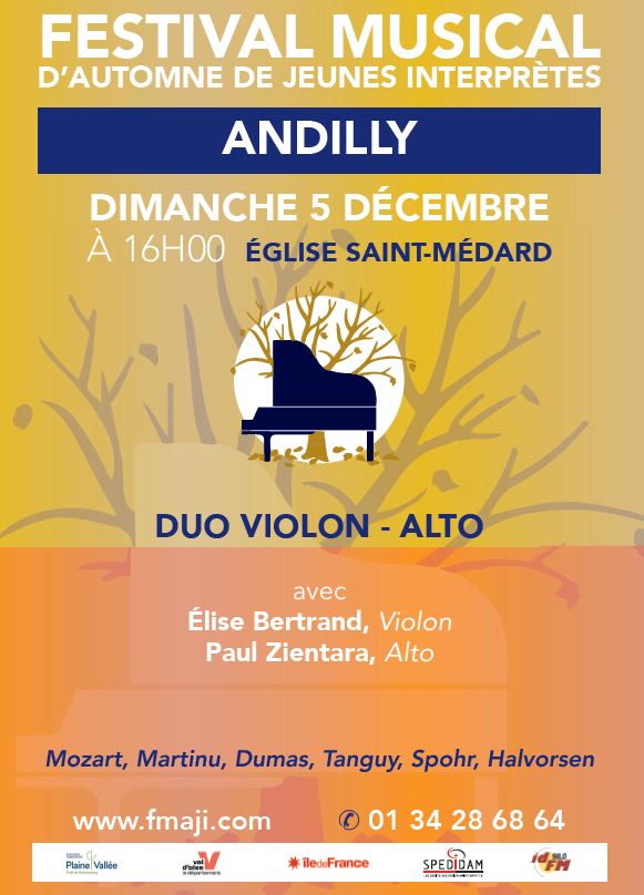 Concert FMAJI à Andilly le 5 décembre 2021