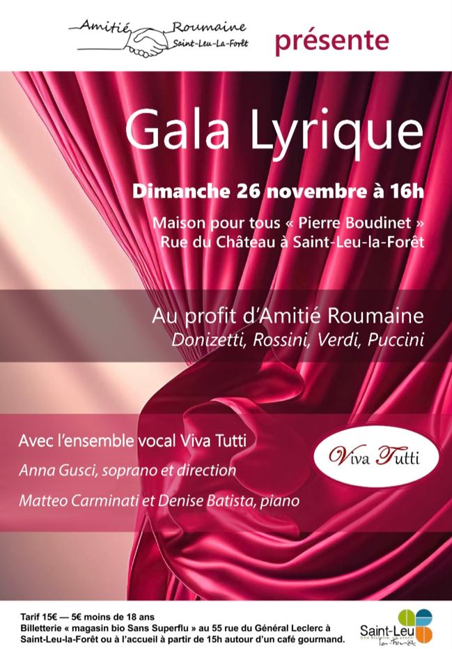 Gala Lyrique Ensemble Viva Tutti