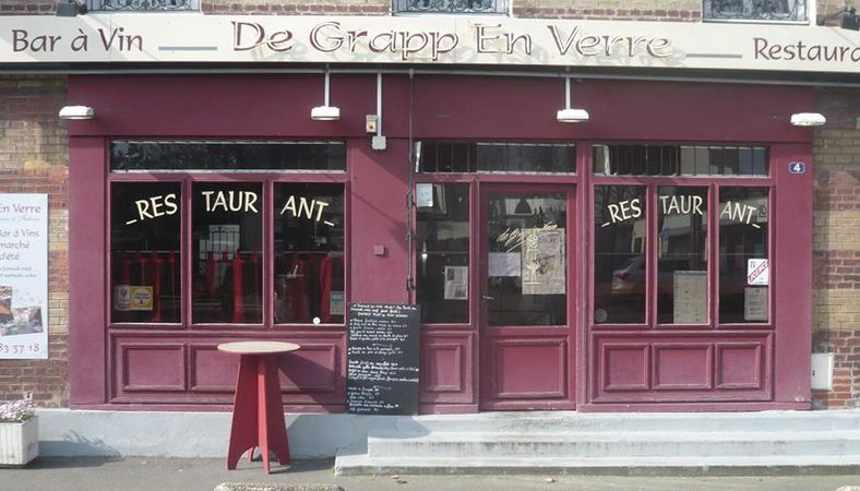 RESTAURANT DE GRAPP EN VERRE