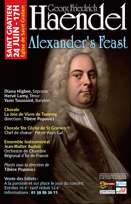 ALEXANDER'FEAST de HAENDEL