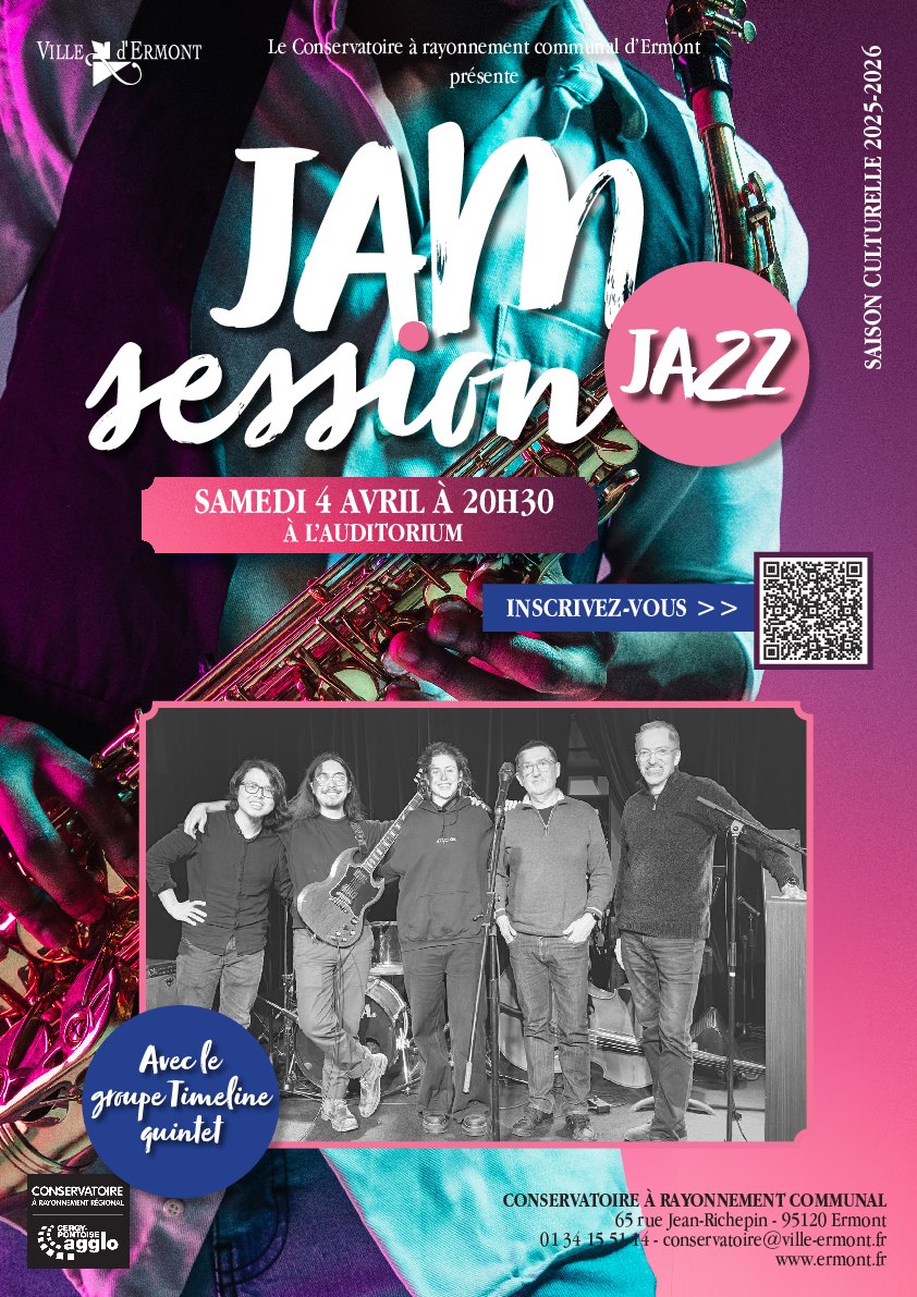 Jam Session Ermont le 4 avril 2026