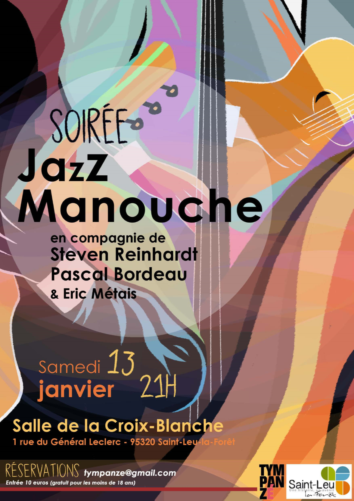 Soirée jazz manouche - 13 janvier 2018