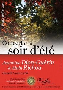 concert JEANNINE DION GUERIN et ALAIN RICHOU