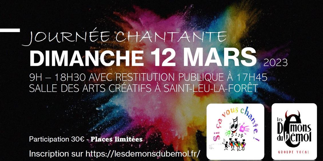 Journée chantante - Démons du bémol - 12 mars 2023