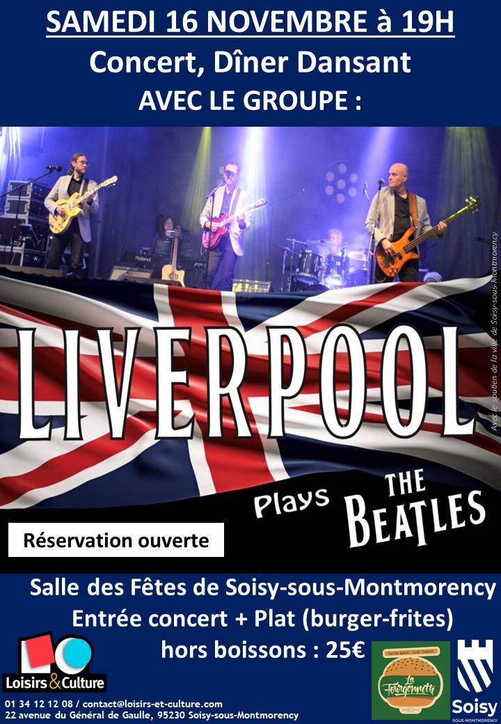 Concert Diner dansant avec LIVERPOOL