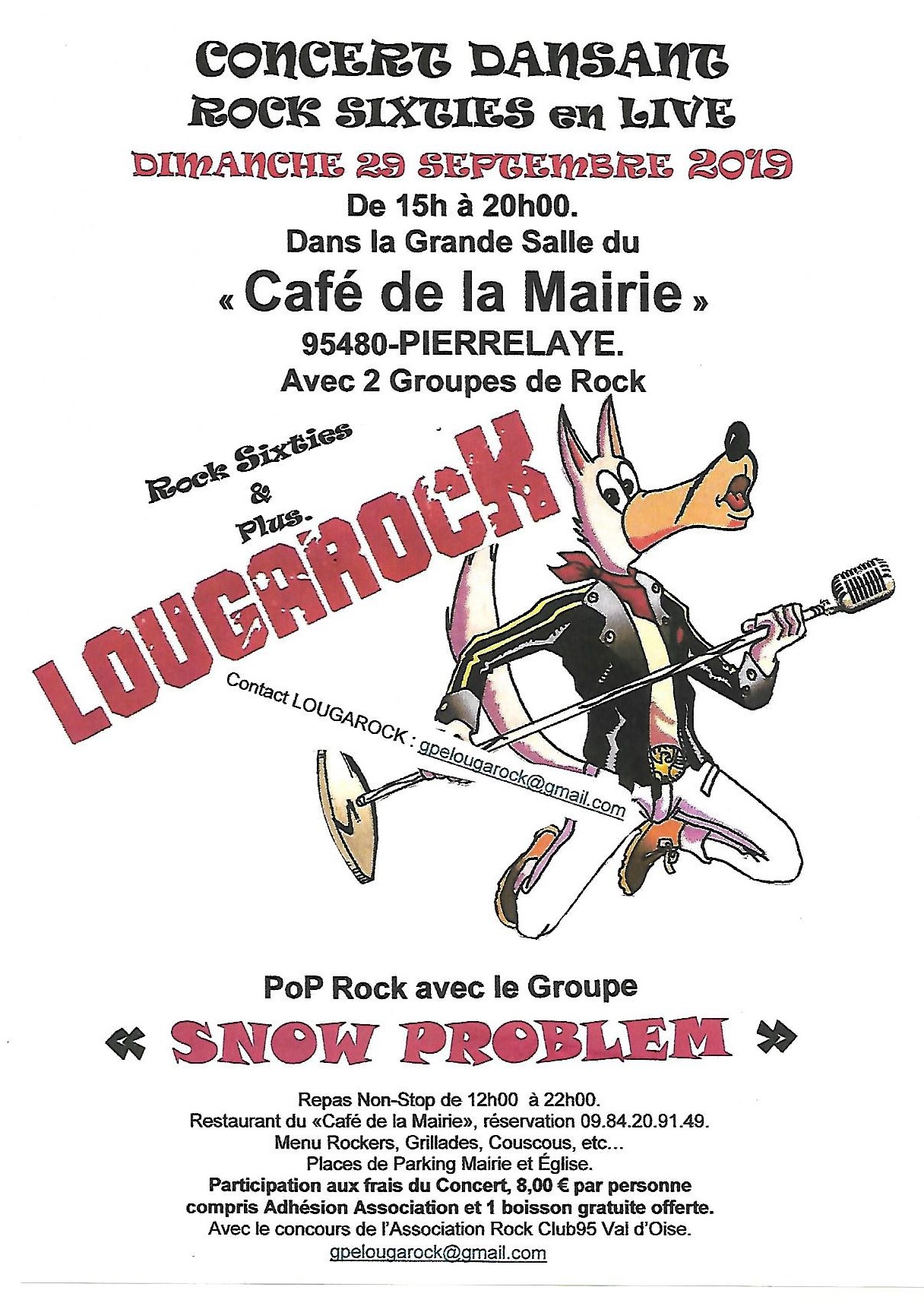 Conecrt de LOUGAROCK et SNOW PROBLEM