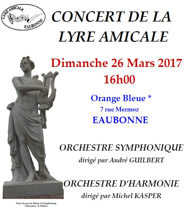 Concert de la LYRE AMICALE à Eaubonne