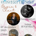 Concert de No&euml;l "Orgue et Chant" avec l'organiste David Cassan et la soprano lyrique Sabine Kovacshazy