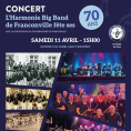 Concert-anniversaire&nbsp;: les 70 ans de l'Harmonie Big Band" de Franconville&nbsp;!