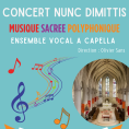 Concert de l'Ensemble vocal "Nunc Dimittis"&nbsp;: "Musique sacr&eacute;e polyphonique"