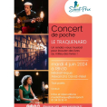 Le Traquenard a choisi Saint-Prix pour dévoiler les chansons de son nouvel album. Ne manquez pas ce concert de poche !
