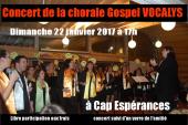 Concert de la chorale gospel Vocalys
