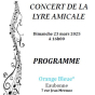 Concert de la Lyre amicale