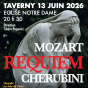 Concert de la chorale La Joie de vivre et l'Ensemble instrumental La Cr&eacute;ation&nbsp;: Requiems de Mozart et Cherubini