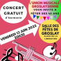 Printemps des Musiciens : concert de l’Union Musicale Groslaysienne