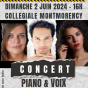 Concert : Piano et voix : les plus beaux airs sacrés de Monteverdi à William Gomez.