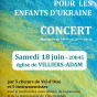 Concert au profit de l'UNICEF pour les enfants d'Ukraine
