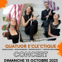 Concert Quatuor E'Cle'ctique : Mouvements et reflets