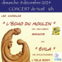 Concert de Noël avec les chorales L'Echo du Moulin de Sannois et Evila de L'Isle Adam