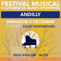 Festival FMAJI : Duo Violon-Alto avec Elise Bertrand et Paul Zientara