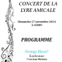 Concert de la Lyre amicale