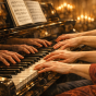 Concert de piano &agrave; quatre mains avec Pierre Alain Volondat et Christelle Holleville