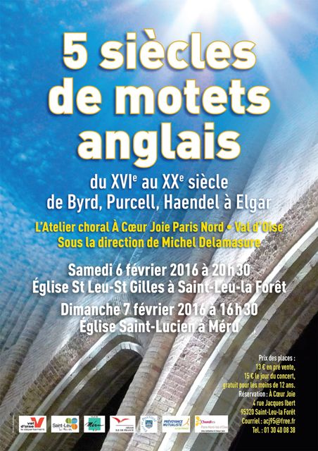 5 siècles de motets anglais