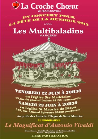 La Croche Choeur de Franconville et les Multibaladinsr d'Asnières