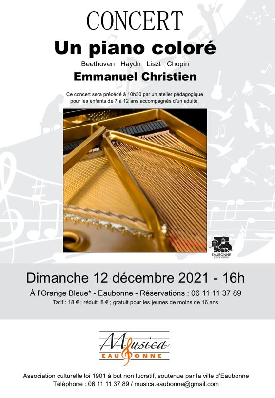 Musica Eaubonne le 12 décembre 2021